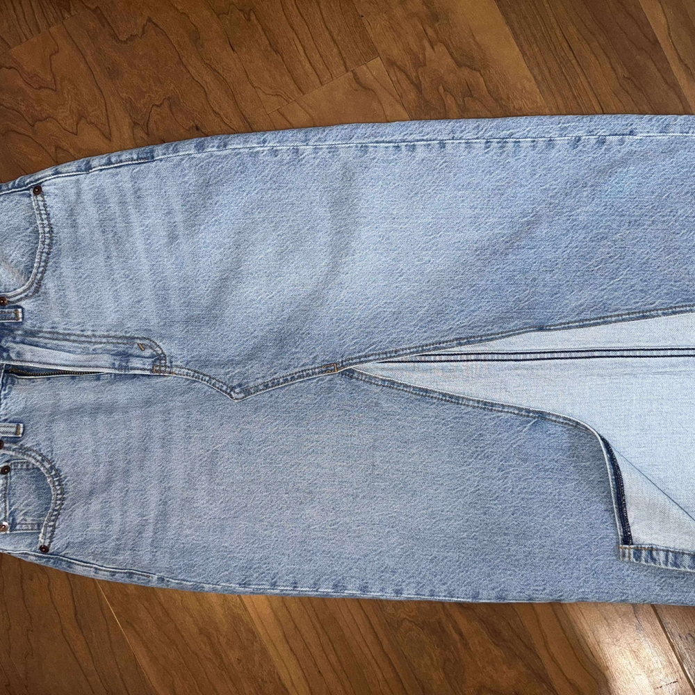 Abercrombie & Fitch High Low Denim Skirt